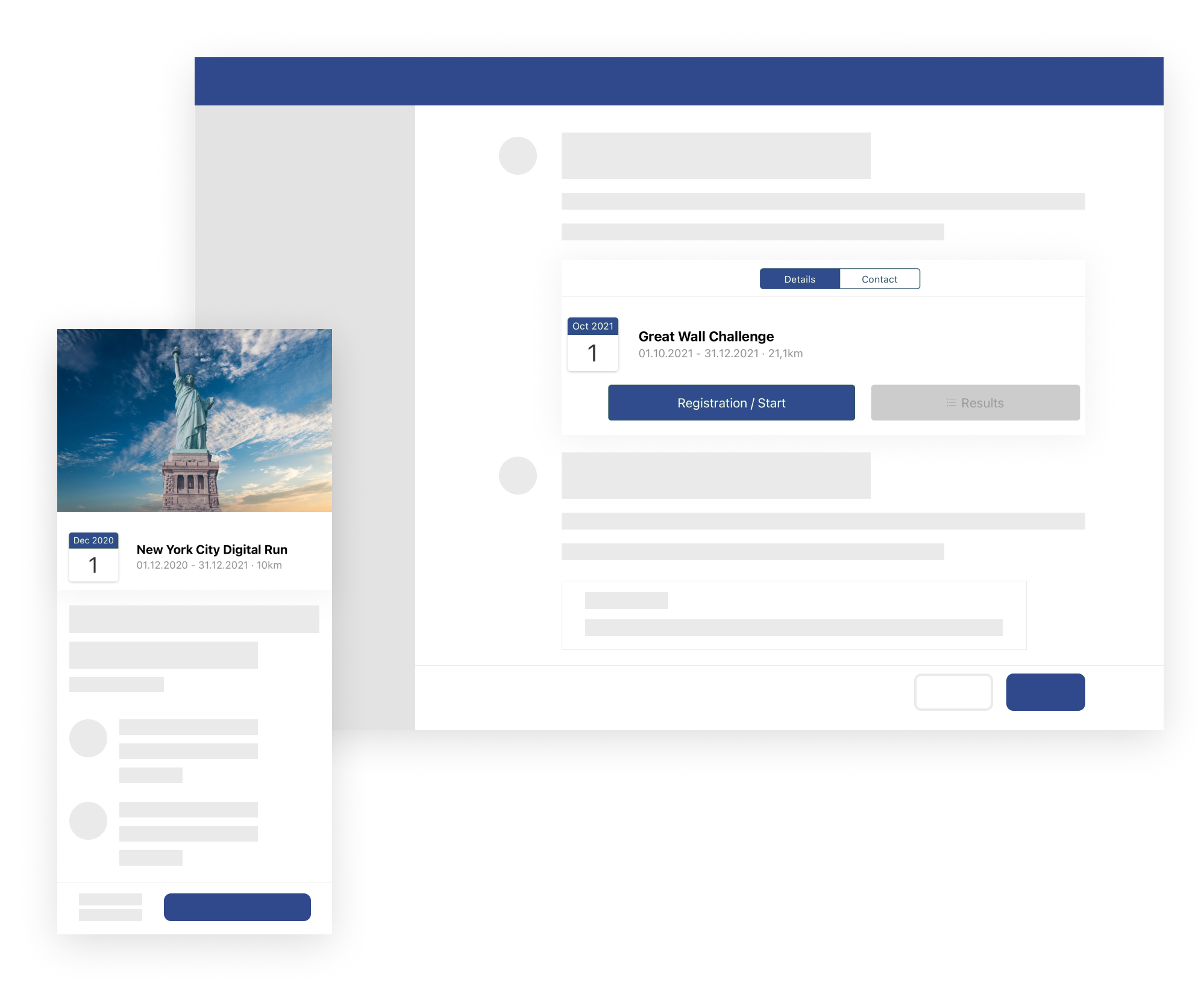 spooorts Desktop Ansicht